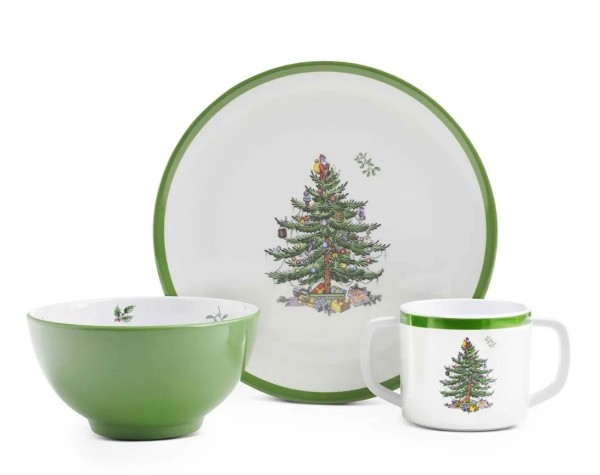 Spode Christmas Tree Kinderset 3-tlg. Melamin