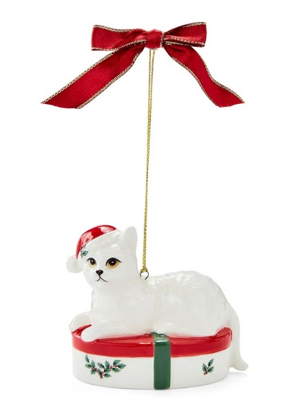 Spode Christmas Tree Ornament Katze