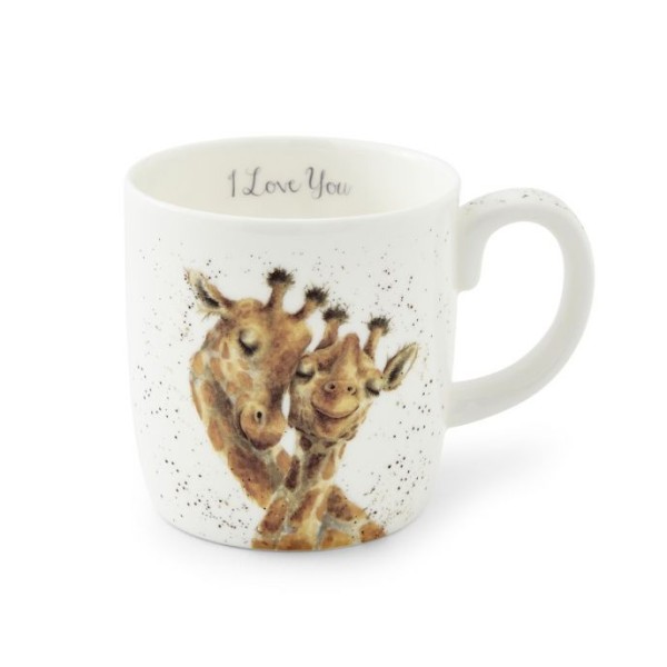 Royal Worcester Wrendale Designs MMSI4020-XD I Love You (Giraffe) Becher 0,4 l