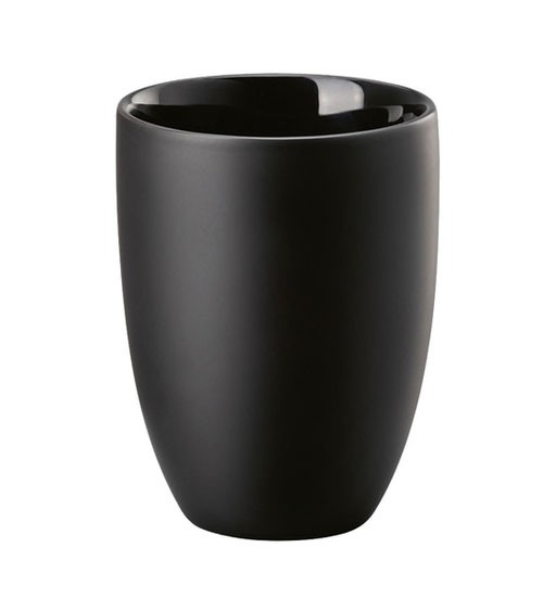 Rosenthal the mug+ Delicate Black Becher doppelwandig