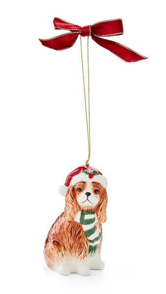 Spode Christmas Tree Ornament King Charles Spaniel