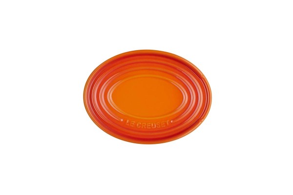 Le Creuset Poterie 71507150900099 Löffelablage Oval - Ofenrot