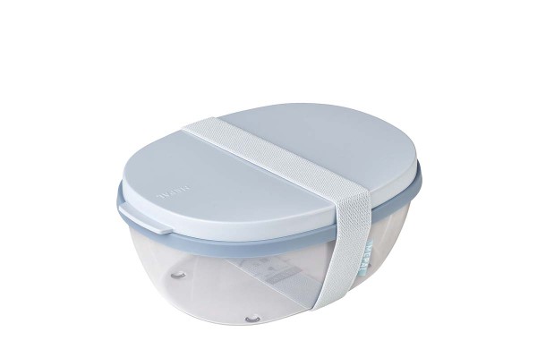 Mepal 107640515700 Salatbox Ellipse - Nordic Blue