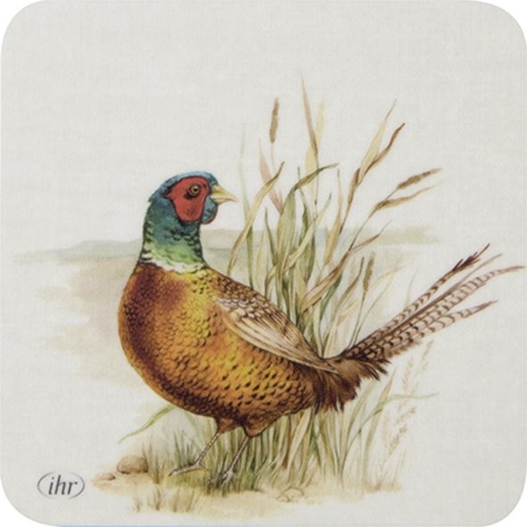 Ihr HUNTED PHEASANT cream US1012060 Gläser-Untersetzer 10 x 10 cm