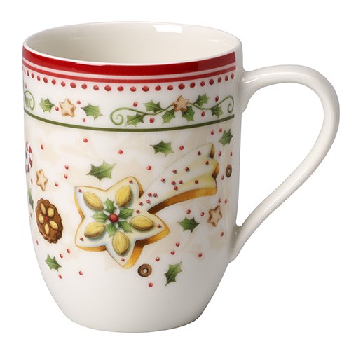 Villeroy &amp; Boch Winter Bakery Delight 1486129652 Becher mit Henkel, Sternschnuppe 0,34 l