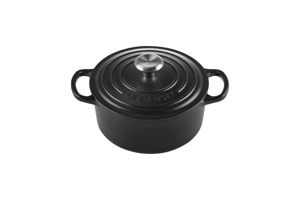 Le Creuset Kochgeschirr 21177180000430 Bräter Rund Signature 18cm - Schwarz