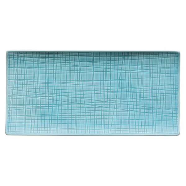 Rosenthal Mesh Colours Aqua Platte flach 26x13cm