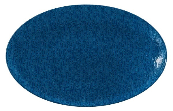 Seltmann Life Fashion Classic Blue Servierplatte oval 33x18 cm