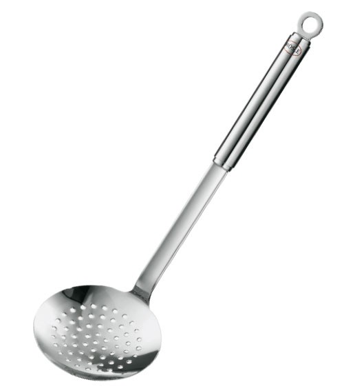 Rösle Rundgriff-Serie 10652 Schaumlöffel flach, grob gelocht 12 cm