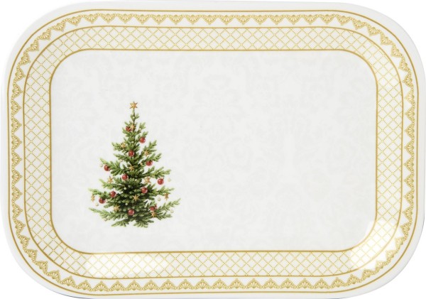 Ihr CLASSIC CHRISTMAS TREE gold TAE1055509 Snack Tray