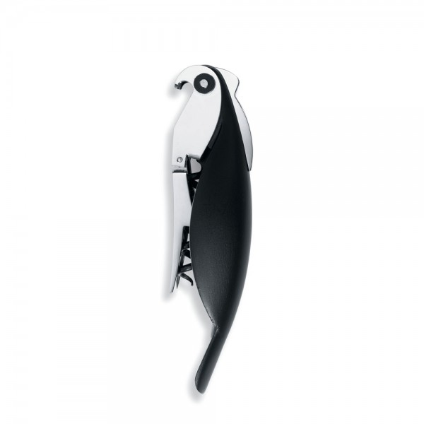 Alessi Parrot AM32 B Sommelier-Korkenzieher - Schwarz