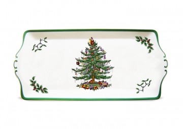 Spode Christmas Tree Stollenplatte