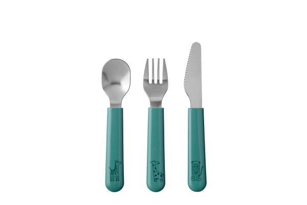 Mepal Mio 108033012400 Kinderbesteck Set 3-tlg. - Deep Turquoise