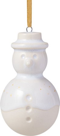 Villeroy &amp; Boch Winter Glow 14-8671-4347 Ornament Schneemann 8 cm