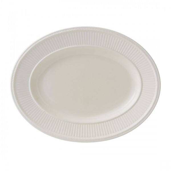 Wedgwood Edme Plain Platte oval (03027) 35 cm