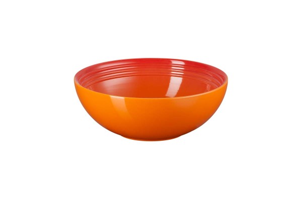 Le Creuset Poterie 70120240900001 Salatschüssel 24cm - Ofenrot