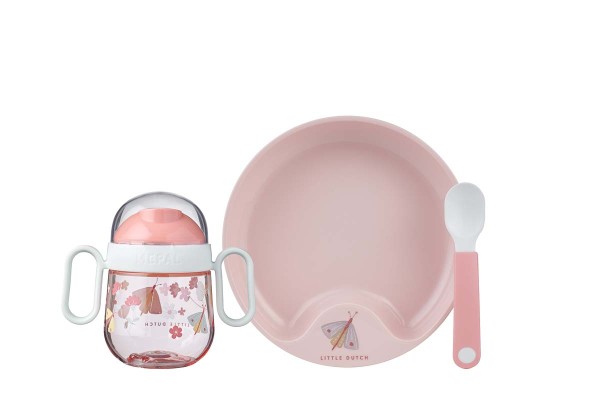 Mepal Mio 108040065243 Babygeschirr Set 3-tlg. - Flowers &amp; Butterflies