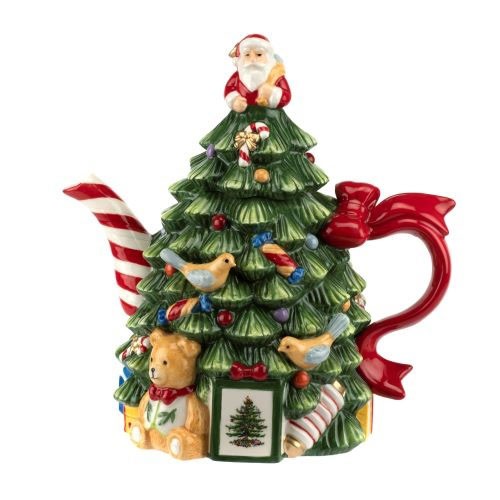 Spode Christmas Tree Teekanne Baumform