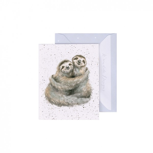 Wrendale Mini-Karten GE083 Little Card Big Hug