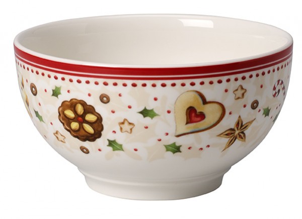 Villeroy &amp; Boch Winter Bakery Delight 1486121905 Bol, Sternschnuppe 0,65 l, 14 cm