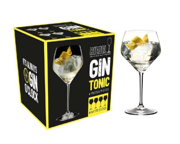 Riedel Mixing-Set Gin Tonic 4er-set 5441/97, Höhe 22,7 cm, 670 ml