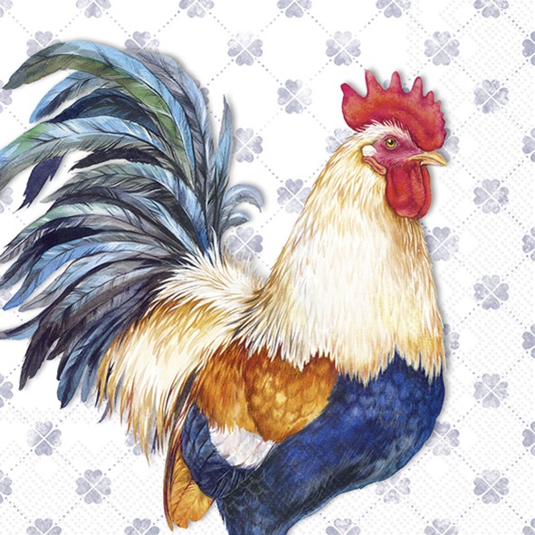 Ihr ALBERT ROOSTER blue L1031140 Lunch-Servietten