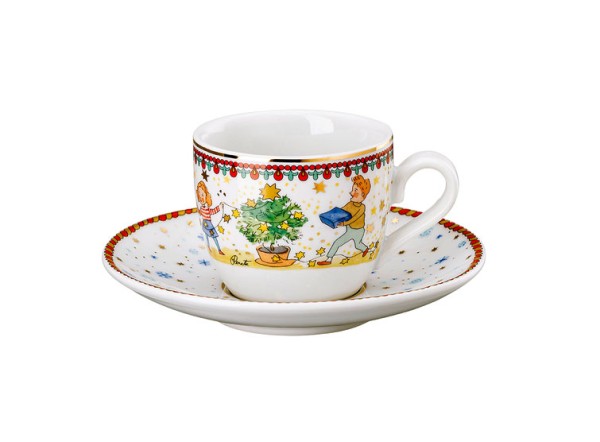 Hutschenreuther Sammelkollektion 24 Weihnachtsleuchten Espressotasse 2-tlg. 0,08l/12 cm