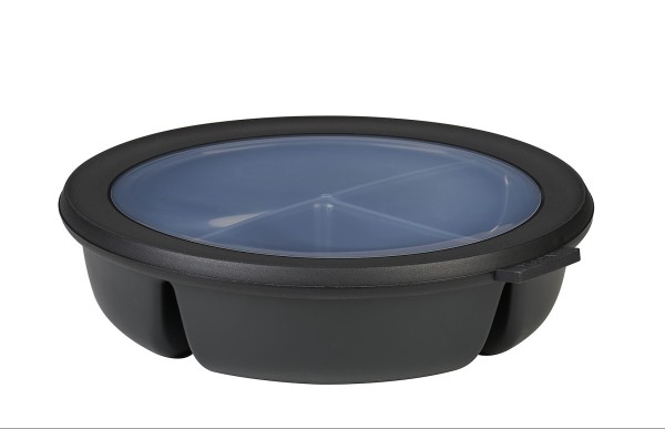 Mepal Aufbewahren Cirqula Nordic Black 106219041100 Bento Bowl rund