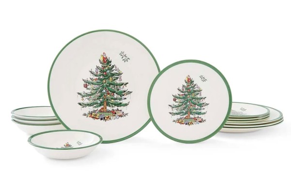 Spode Christmas Tree Set 12-tlg.