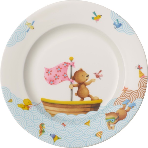 Villeroy &amp; Boch Happy as a Bear 1486642640 Kinderteller flach 21,5 cm