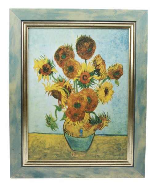 Goebel Artis Orbis Porzellanbild van Gogh Les tournesols Ltd. Ed. 32,5 x 26 cm