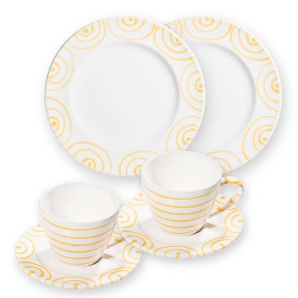 Gmundner Gelbgeflammt 0101STSG06SET Frühstück für 2 Gourmet