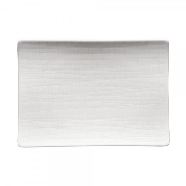 Rosenthal Mesh Weiss Platte flach 18x13cm