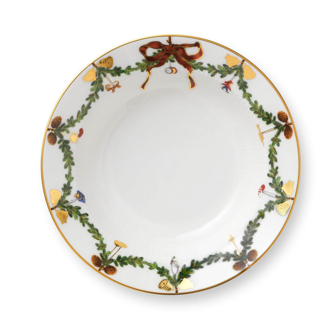 Royal Copenhagen Star Fluted Christmas 1017453 Teller tief 17cm ...