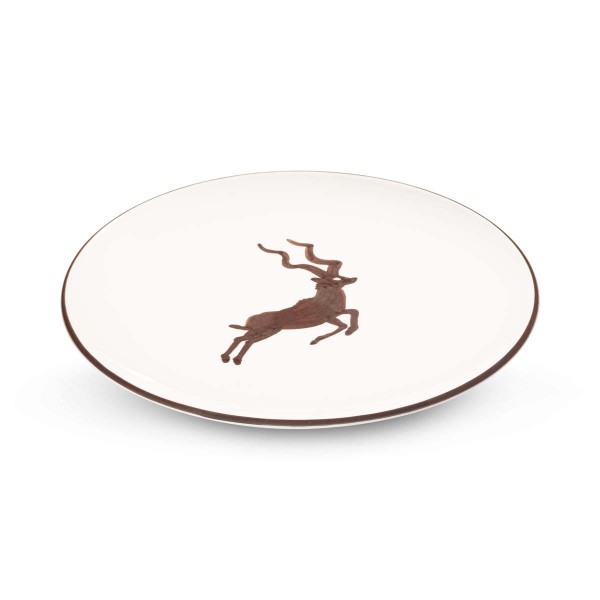 Gmundner Brauner Kudu 0463TFCU25 Speiseteller Cup (Ø 25cm)