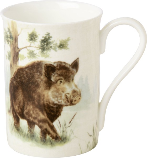 Ihr HUNTED WILD BOAR cream BOB1012160 Bone China Becher 375 ml