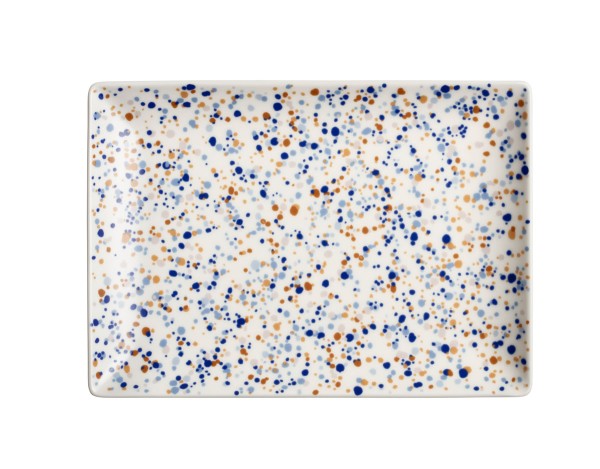 Iittala Oiva Toikka Collection 1065511 A4 Teller rechteckig 21x29cm Helle blue-brown