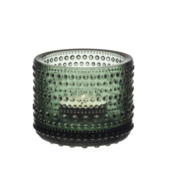 Iittala Kastehelmi 1070557 Teelichtleuchter 6,4 cm pine green