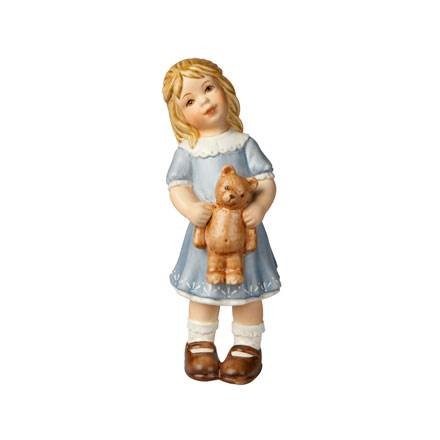 Goebel Weihnachten Romantisches Wintermärchen 66873878 Luise mit Teddy 14 cm