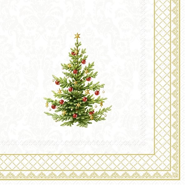 Ihr CLASSIC CHRISTMAS TREE gold L1055509 Lunch-Servietten