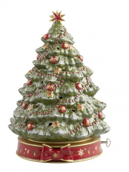 Villeroy &amp; Boch Toy`s Delight 1485856885 Weihnachtsbaum mit Spieluhr 33 cm