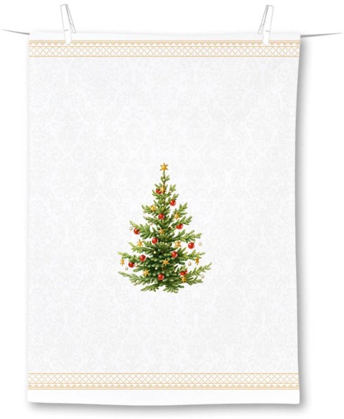 Ihr CLASSIC CHRISTMAS TREE gold T1055509 Geschirrtuch (100 % Baumwolle)